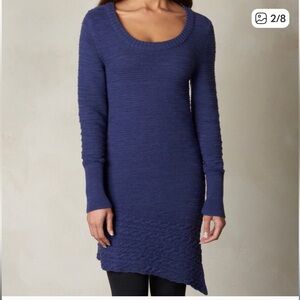 Prana Women's Deep Purple Tunic Sweater